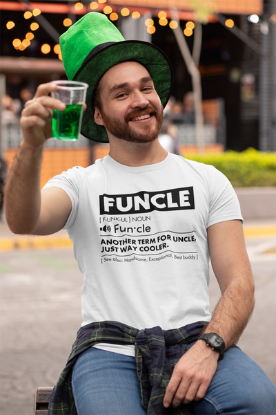 Comfiv Funcle Shirt for Men Best Uncle Shirt Ever Cool Funny Tshirt