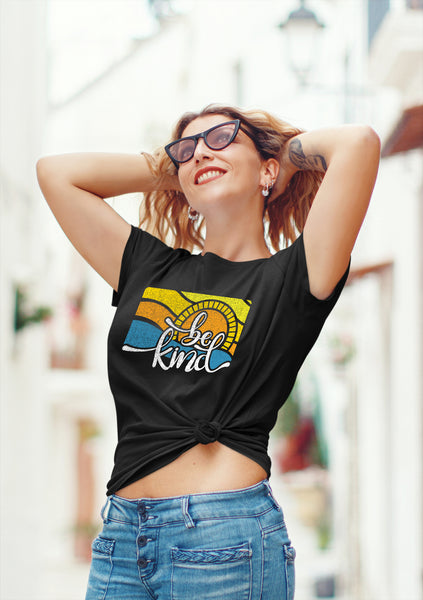 be Kind Shirt Women bee Tshirt Teacher Shirts Good Human Graphic Blessed tee Tops