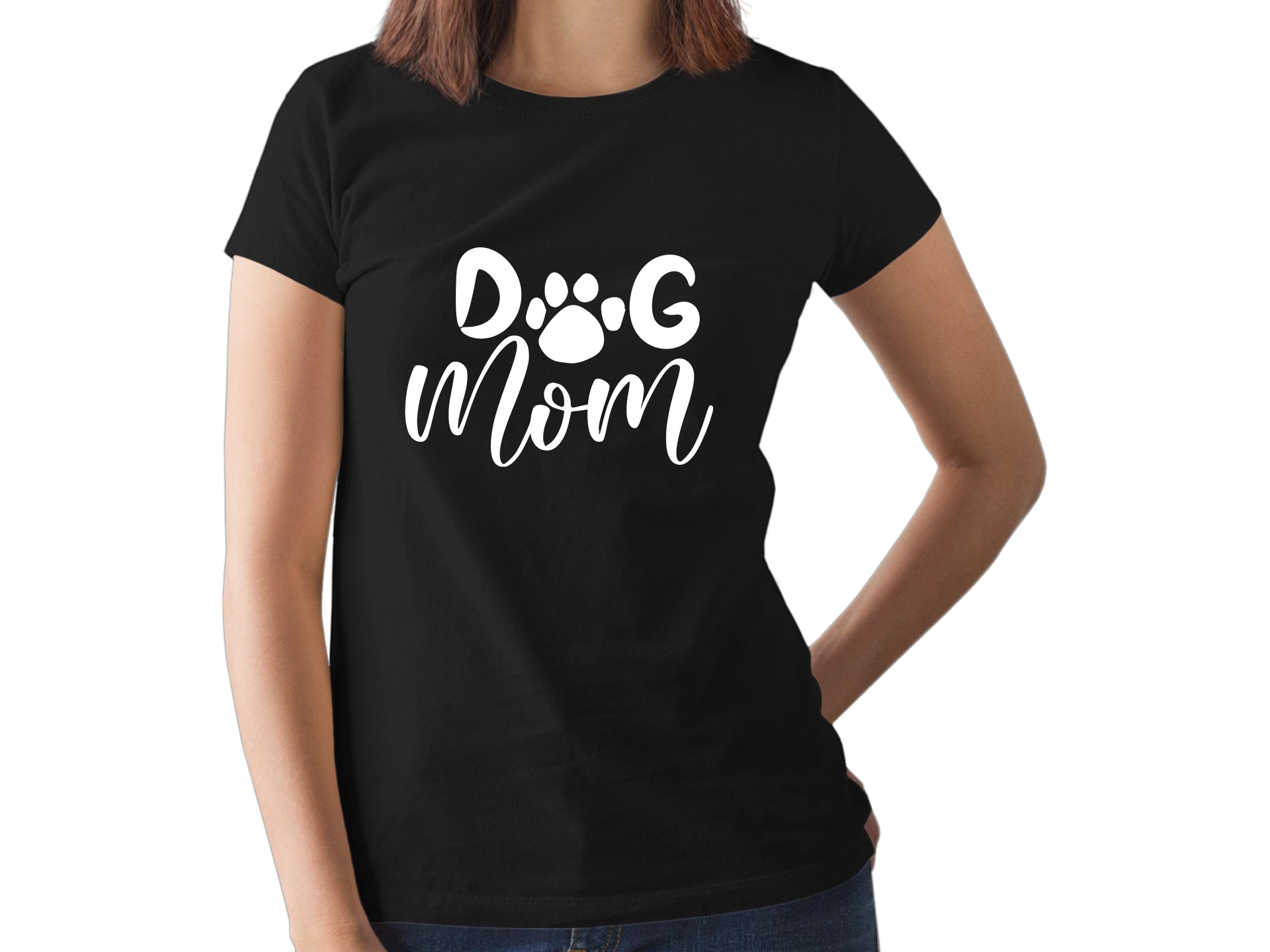 Dog mom Gifts for Women Shirt pet Lovers Owner Fur Funny Graphic paw Print tees