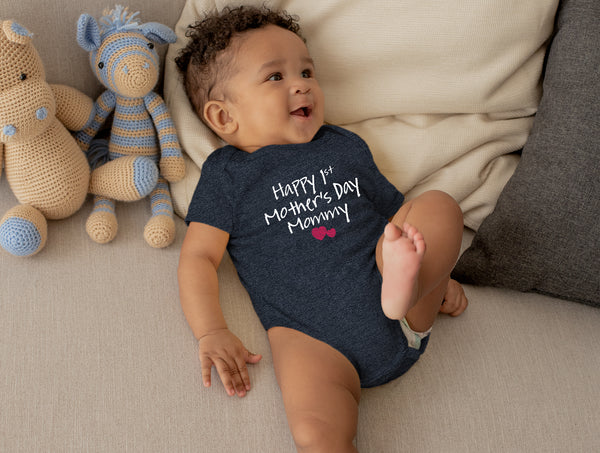 first mothers day baby boy girl outfit happy 1st mother's day mommy bodysuit gifts