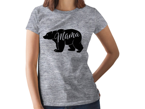 Mama Bear Shirt for Women Best mom Shirts with Sayings Cool Mothers Day Casual tee