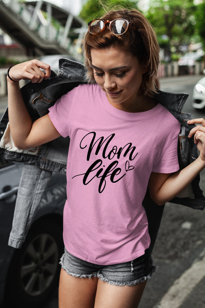 mom Life Shirts for Women Mothers Day Shirt boy Girl Mama Gifts Mode Cool Graphic