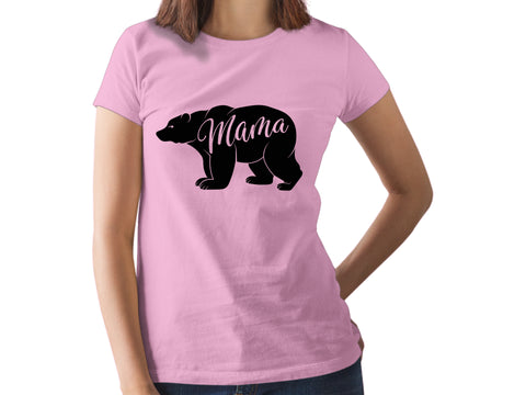 Mama Bear Shirt for Women Best mom Shirts with Sayings Cool Mothers Day Casual tee