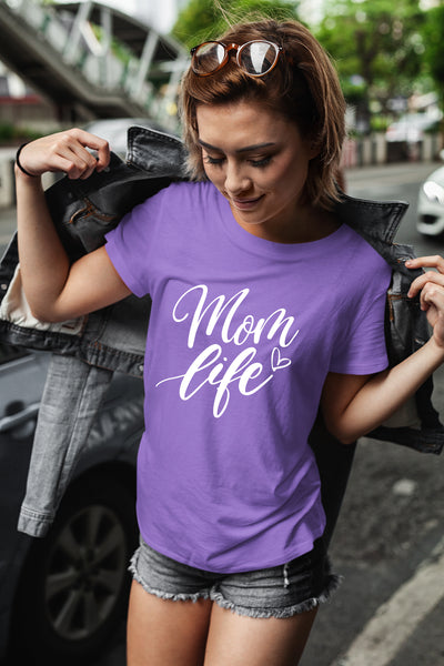 mom Life Shirts for Women Mothers Day Shirt boy Girl Mama Gifts Mode Cool Graphic