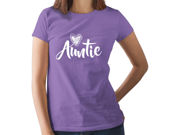 Auntie Shirt for Women Tops Aunt Gifts Shirts Cool Blessed Best Casual Graphic tee