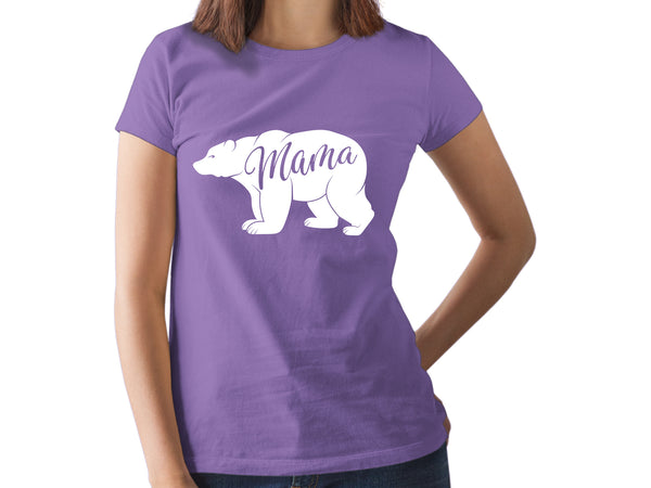 Mama Bear Shirt for Women Best mom Shirts with Sayings Cool Mothers Day Casual tee